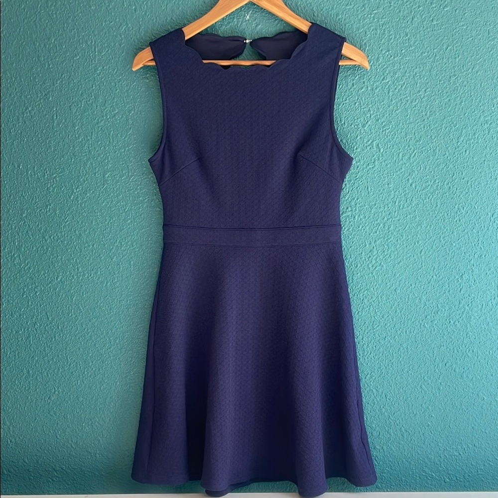 Miami Deep Blue Sleeveless Mini Dress